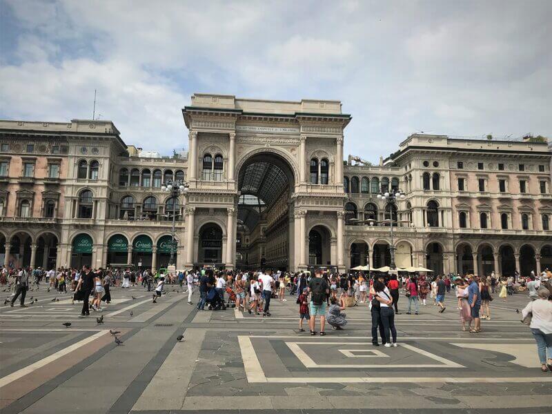 Galeria Vittorio Emanuele II – Mediolan, Lombardia, Włochy.